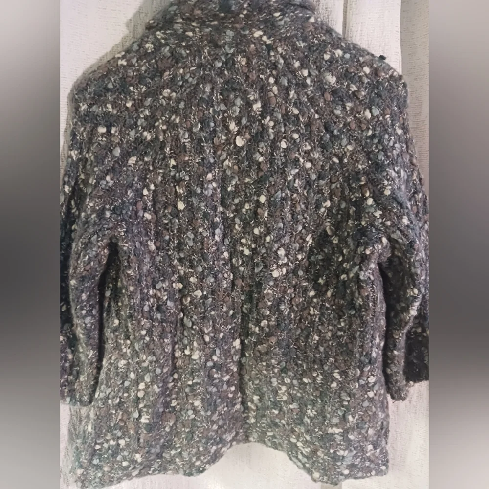 Susan Bristol Alpaca Wool Mohair sweater cardigan womens medium super soft! - Picture 5 of 9